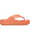 Crocs Frauen Flip Flops mit Plattform in Orange Farbe