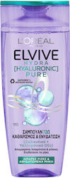 L'Oreal Paris Elvive Hydra Hyaluronic Șampoane de Hidratare pentru Uleios Păr 1x400ml