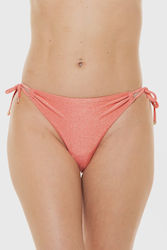 Guess Bikini Slip with Ties Pink