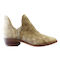 Alpe Leather Women's Ankle Boots Beige