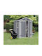 Plastic Garden Shed M1.85xW1.52xH2.26m