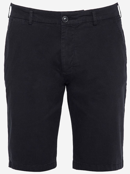 Schott Ανδρική Βερμούδα Chino Black