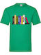 Fruit of the Loom Original T-shirt Green Cotton