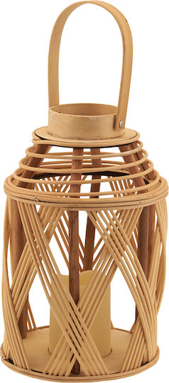 TnS Laterne Bamboo Braun 19.5x30.5cm 1Stück
