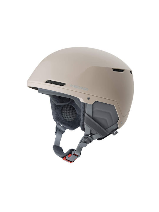 Head Compact Helmet for Ski & Snowboard Beige