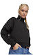T7 Women's Short Sports Jacket for Winter Black