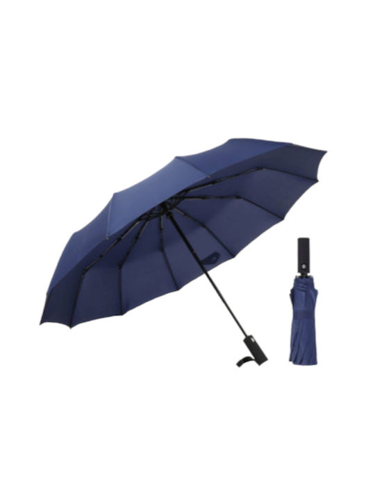 Tradesor Regenschirm Kompakt Blau