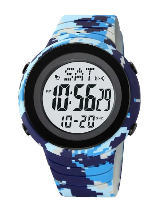 Skmei Ψηφιακό Ανδρικό Ρολόι 48mm Χρονογράφος Μπ...