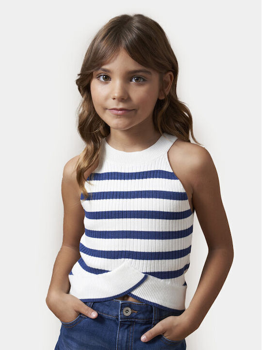 Mayoral Kids Blouse Sleeveless White