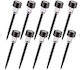 Set of 10 Stake Solar Lights Lanterns with Photocell IP44 29.5cmx4.5cmcm