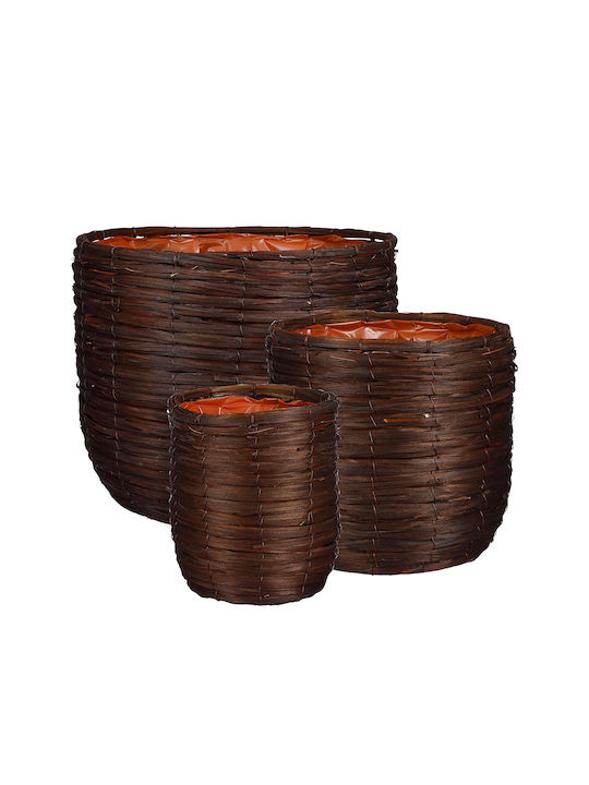 Edelman Pot Brown Set 3pcs