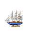 Wooden Miniature Ship 24cm