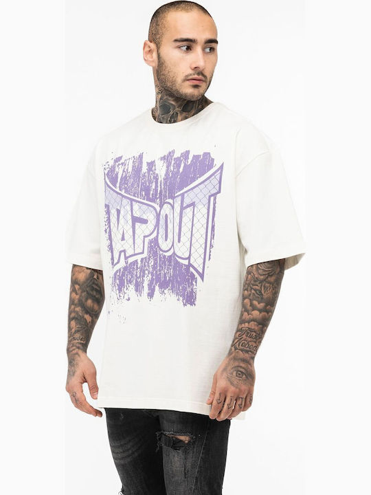 T-Shirt White/Purple