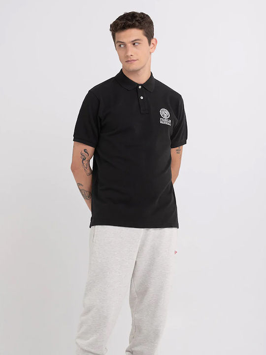 Franklin & Marshall Polo T-shirt Black