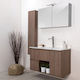 Kolossos Waschtisch mit Waschbecken, Spiegel & Säule mit Licht L90xB45xH60cm Sofaditikos