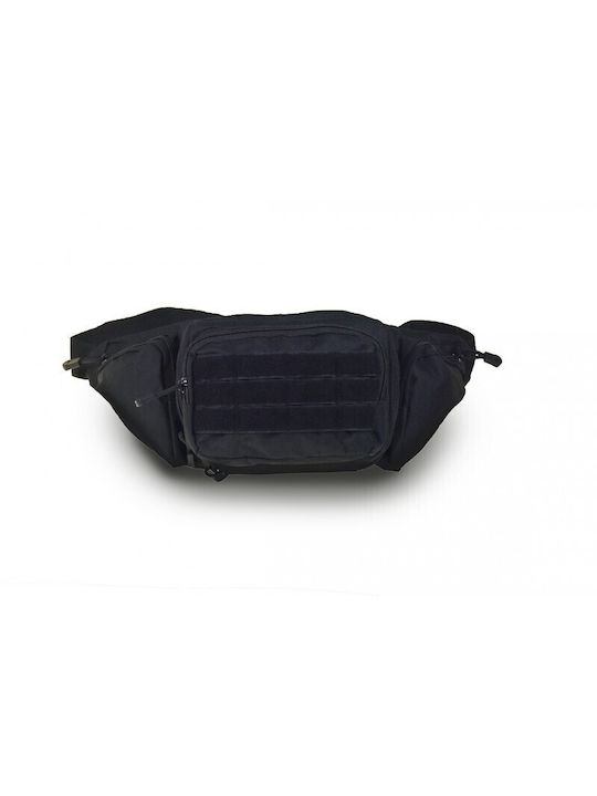 Colorlife Fabric Waist Bag 42x16x6 Cm No 8197-01 Black