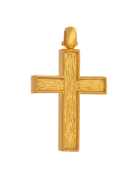 Senzio Belibasakis Men's Gold Cross 14K