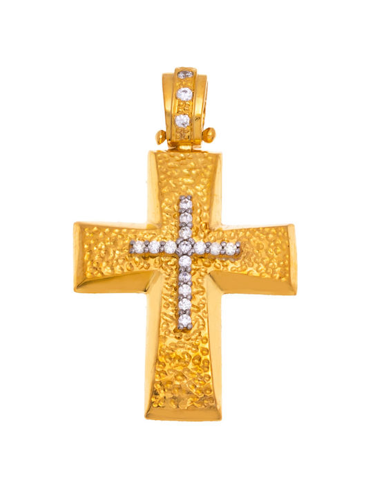 Senzio Belibasakis Damen Gold Kreuz 14K