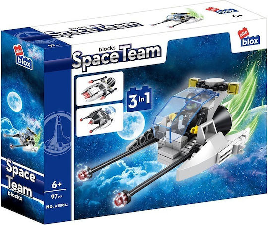 Alleblox Cuburi De Construit Space Team Pentru 6+ Ani 97 Bucăți