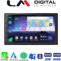 LM Digital Car-Audiosystem 2DIN (Bluetooth/USB/WiFi/GPS/Android-Auto) mit Touchscreen 7"