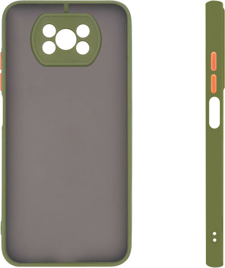 Sonique Bumper Silicon / Plastic Verde (Poco X3 NFC / X3 Pro)