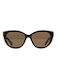 Gucci Women's Sunglasses with Brown Tartaruga Plastic Frame and Brown Lens GG1588S 002