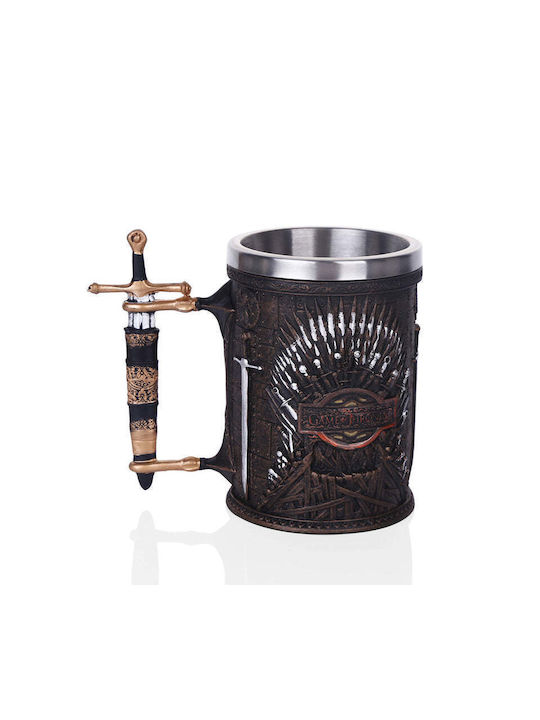 Steel Resin Mug Metallic Multicolored 500ml