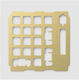 Glorious Numpad Switch Plate Brass Glo-acc-np-sp-b