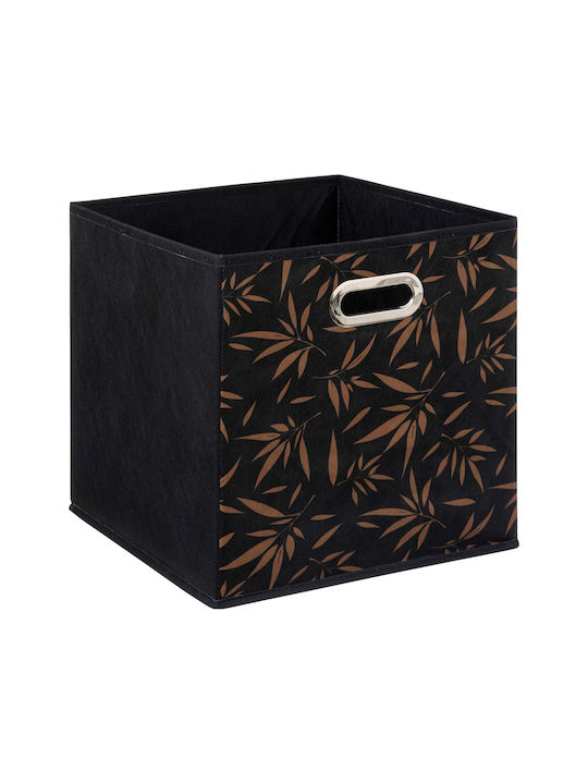 5Five Paper Storage Box with Lid Black 31x31x31...