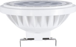 GloboStar LED Lampen für Fassung GU5.3 und Form AR111 Kühles Weiß 1200lm Dimmbar 1Stück