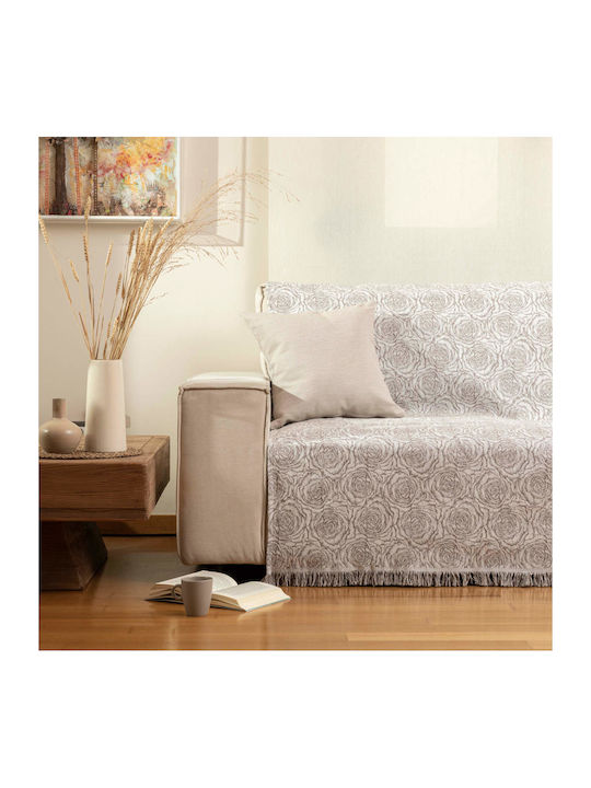 Borea Триместен диван Throw 180x300см. Спагети