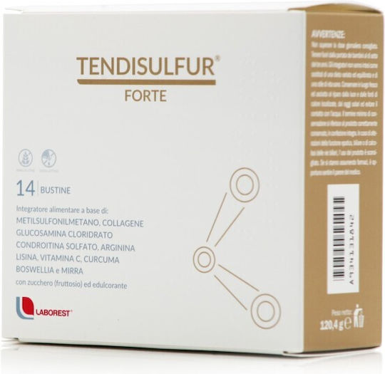 Laborest Tendisulfur Forte Συμπλήρωμα για την Υγεία Αρθρώσεων & Οστών 14 φακελίσκοι