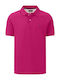 Fynch Hatton Herren Shirt Polo Fuchsie