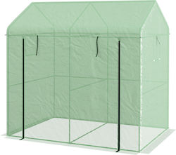 Outsunny 845-939V00GN Greenhouse 2x1.4x2m