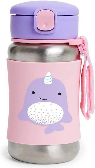 Skip Hop Zoo Παγουρίνο Καλαμάκι Φάλαινα Narwhal