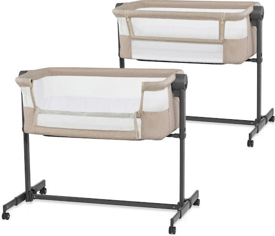 Kinderkraft Baby Cradle Neste Up 2 with Mattress Side Opening and Wheels