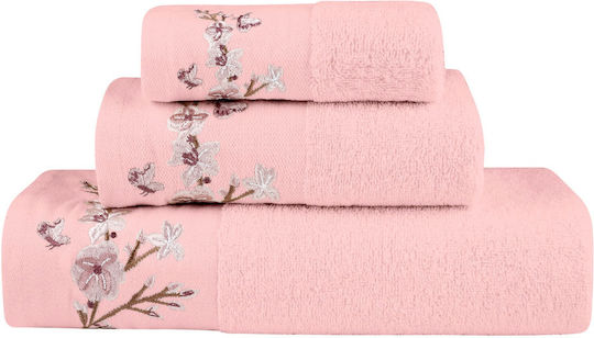Borea Set Prosoape de Baie 3 buc Cherry Pulbere