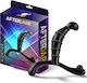 LateToBed Audather Anal Dildo Black 11.3cm