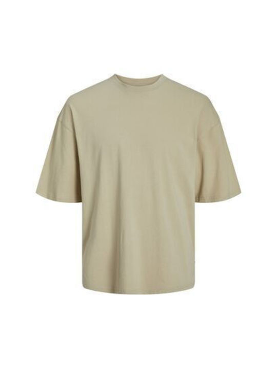 Jack & Jones Men's Short Sleeve T-shirt Beige