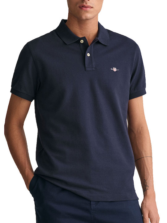 Gant Bluza Bărbătească Polo Albastră