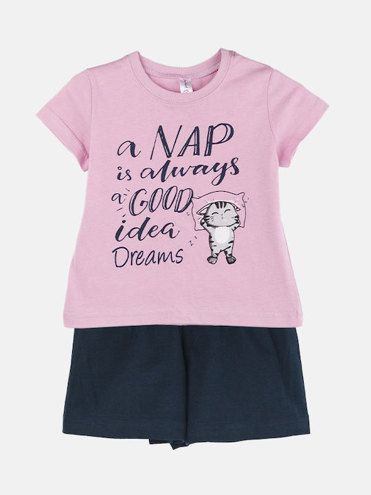 Dreams Kids Pyjamas Cotton Lila