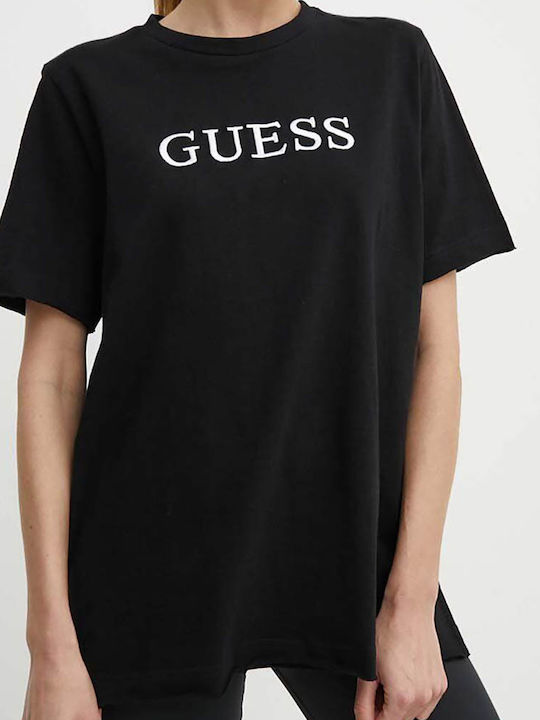 Guess Γυναικείο T-shirt Μαύρο