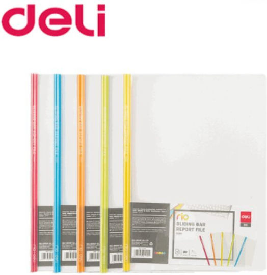 Pliculețe Deli Pp A4 E5530 Rio Transparent Asortat 5 buc