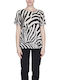 Jacqueline De Yong Femeie Tricou Animal Print Bej