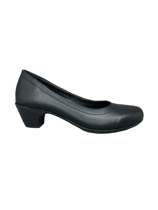 Smart Steps Leather Black Heels