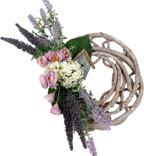 Wreath of Artificial Plants Lavender 25cm Ambalaz