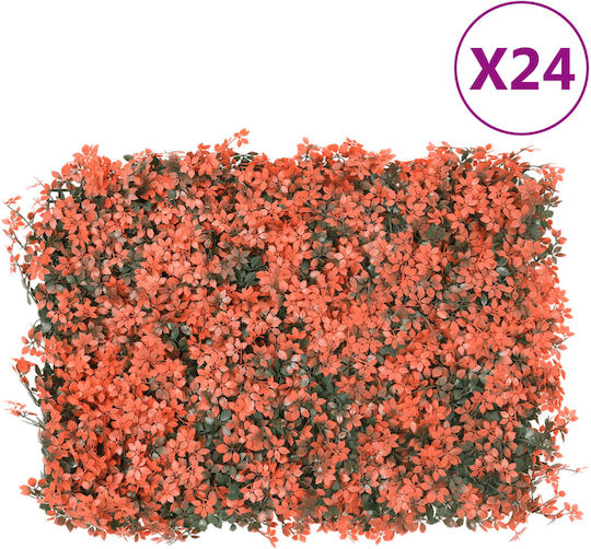 vidaXL Изкуствена панелна листва 60x40см