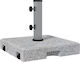 Outsunny Umbrella Stand made of Cement Gray 41x41x37.5cm