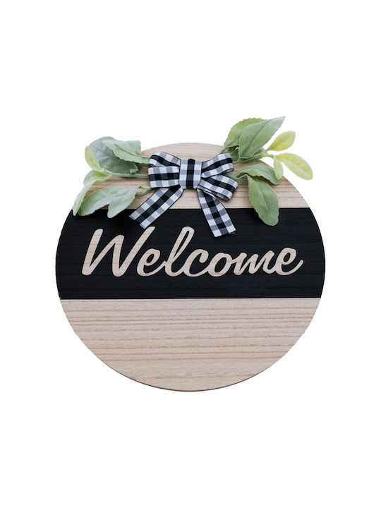 Uncle George Hanging Black Wooden Wall Decor 30x1x30cm