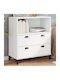 Bibliothek Viken White 80x40x90cm